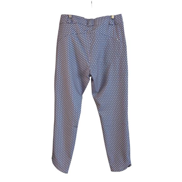 Peter Millar Surge Links Print Ankle Pants Sz 6 Activewear Stretch Geometric NWT - Picture 4 of 5